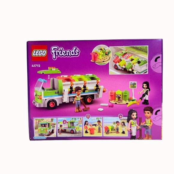 LEGO Friends Recycling Truck 41712 Building Toy Set 259 Pcs Ages 6+ Emma River F - Picture 7 of 13